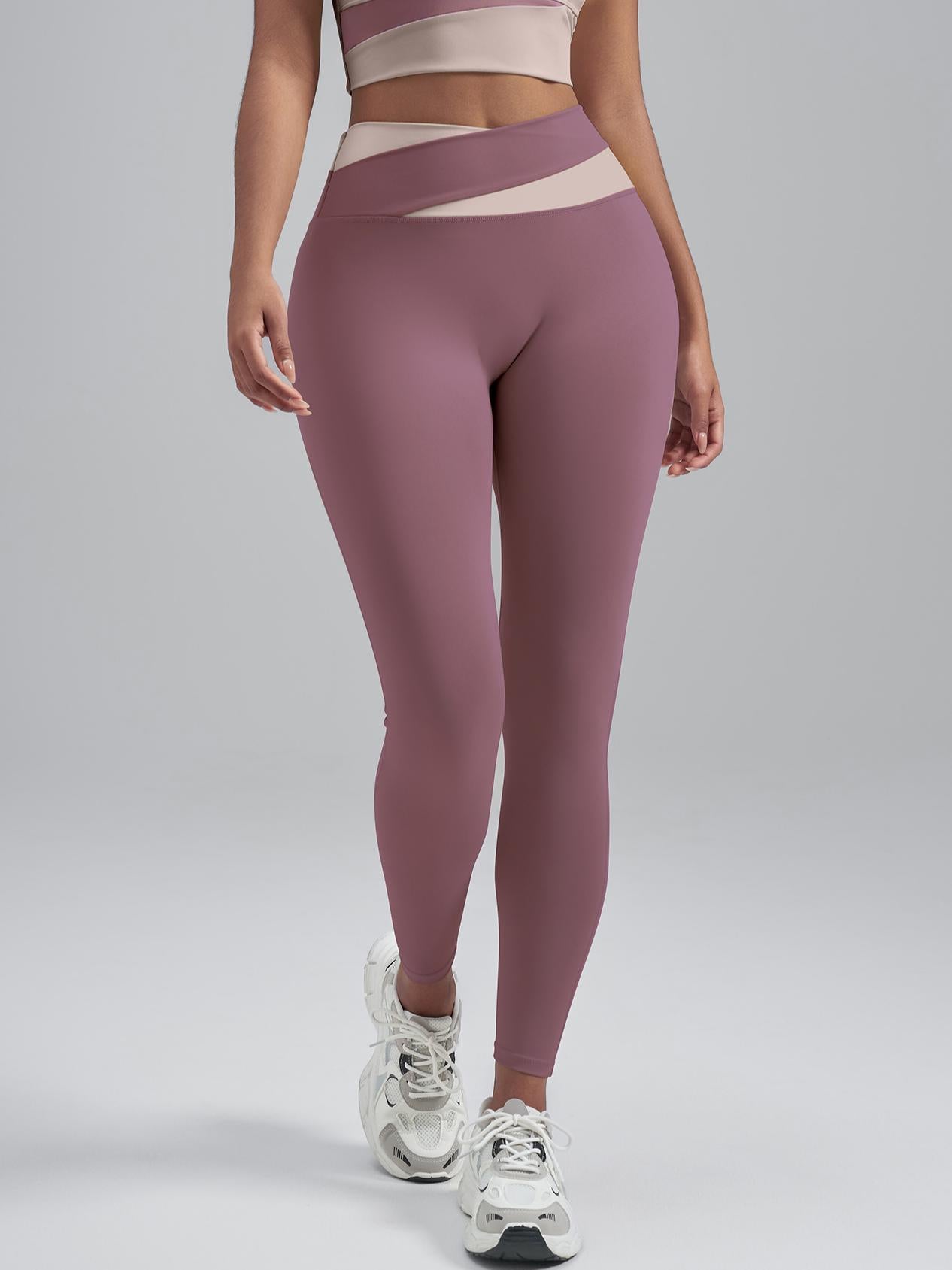 Eunfew High-Waisted Naked-Feel Elastic Yoga Pants EUNFEW