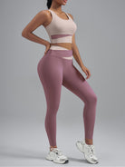 Eunfew High-Waisted Naked-Feel Elastic Yoga Pants EUNFEW