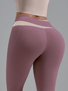 Eunfew High-Waisted Naked-Feel Elastic Yoga Pants EUNFEW