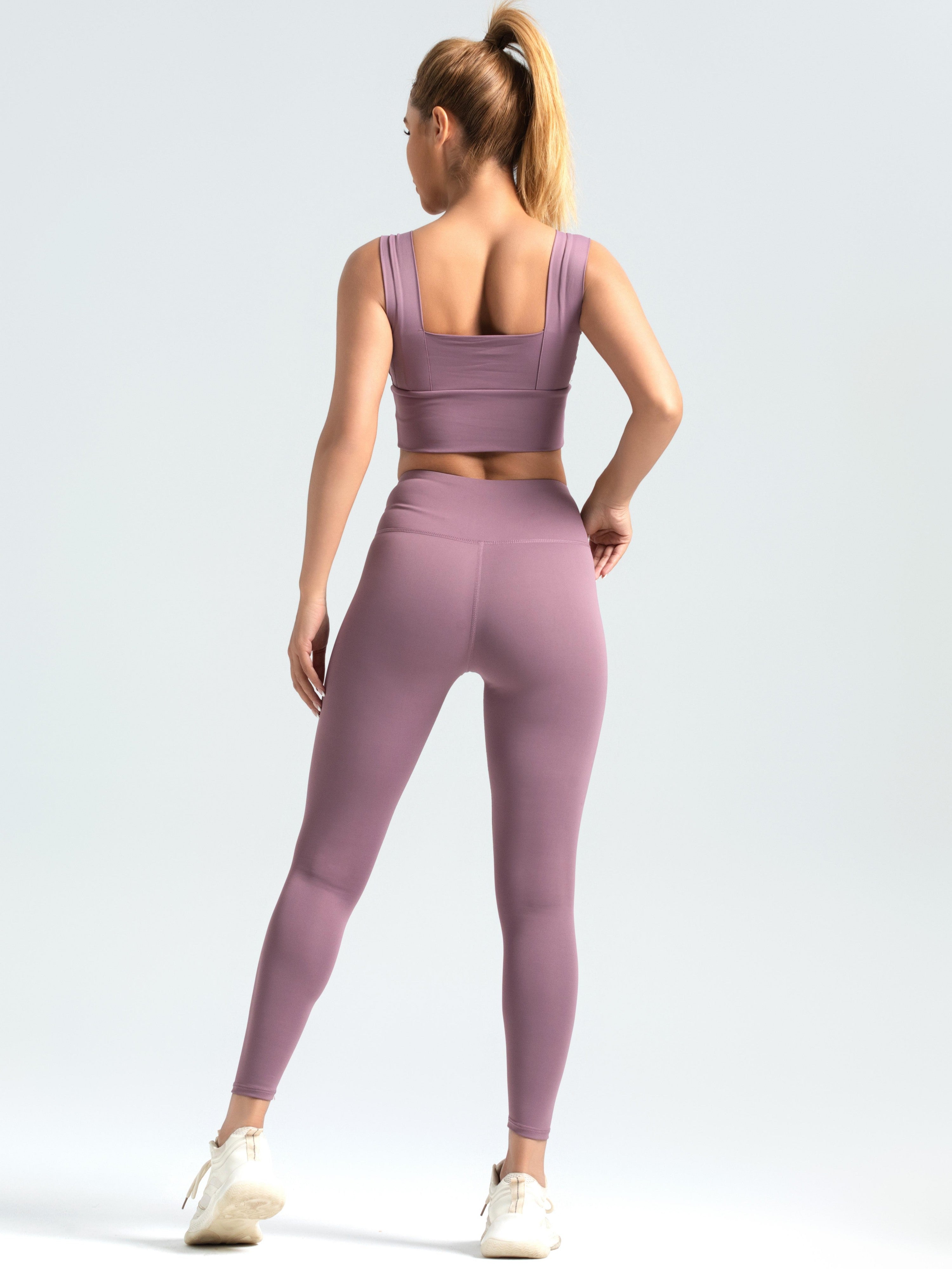 Eunfew Elastic Peach Lift Yoga Leggings EUNFEW