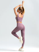 Eunfew Elastic Peach Lift Yoga Leggings EUNFEW