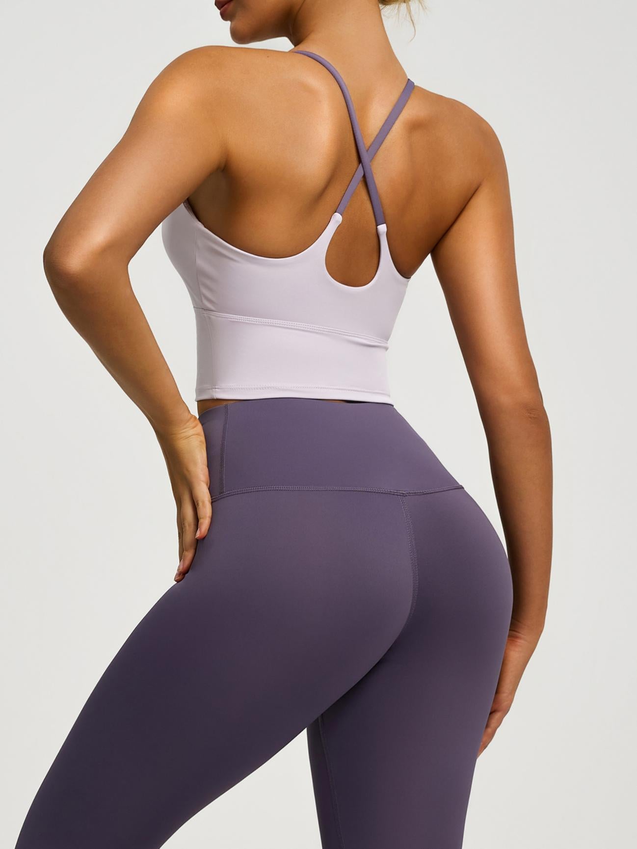 Eunfew Padded Naked-Feel Yoga Bra Tank Top EUNFEW