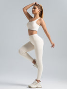 Eunfew Sensory-Free Elastic Peach Lift Yoga Pants EUNFEW