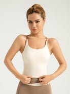 Eunfew Padded Naked-Feel Yoga Bra Tank Top EUNFEW
