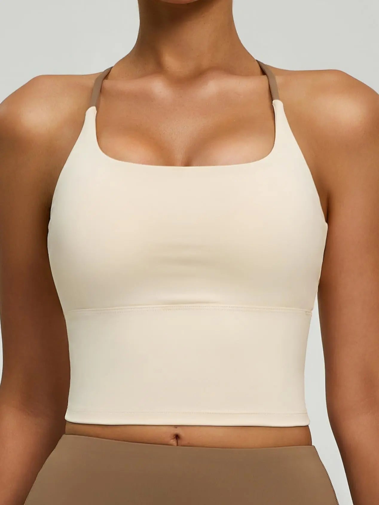 Eunfew Padded Naked-Feel Yoga Bra Tank Top EUNFEW