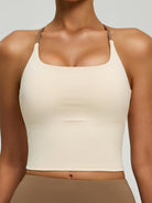 Eunfew Padded Naked-Feel Yoga Bra Tank Top EUNFEW