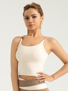 Eunfew Padded Naked-Feel Yoga Bra Tank Top EUNFEW