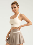 Ultra-Light Color-Block Yoga Bra | High Support Fitness Tank EUNFEW