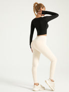 Eunfew Elastic Peach Lift Yoga Leggings EUNFEW