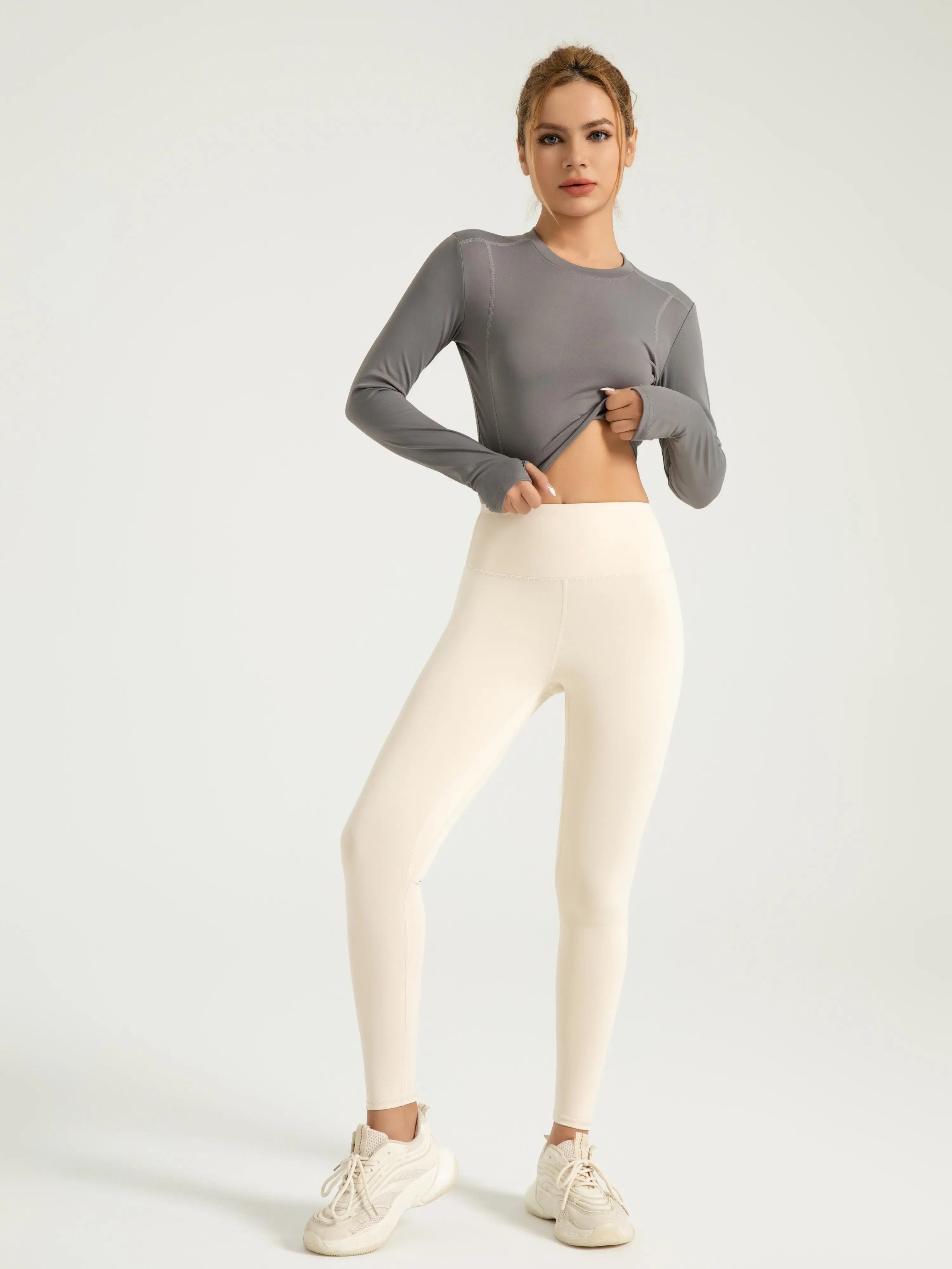 Eunfew Elastic Peach Lift Yoga Leggings EUNFEW