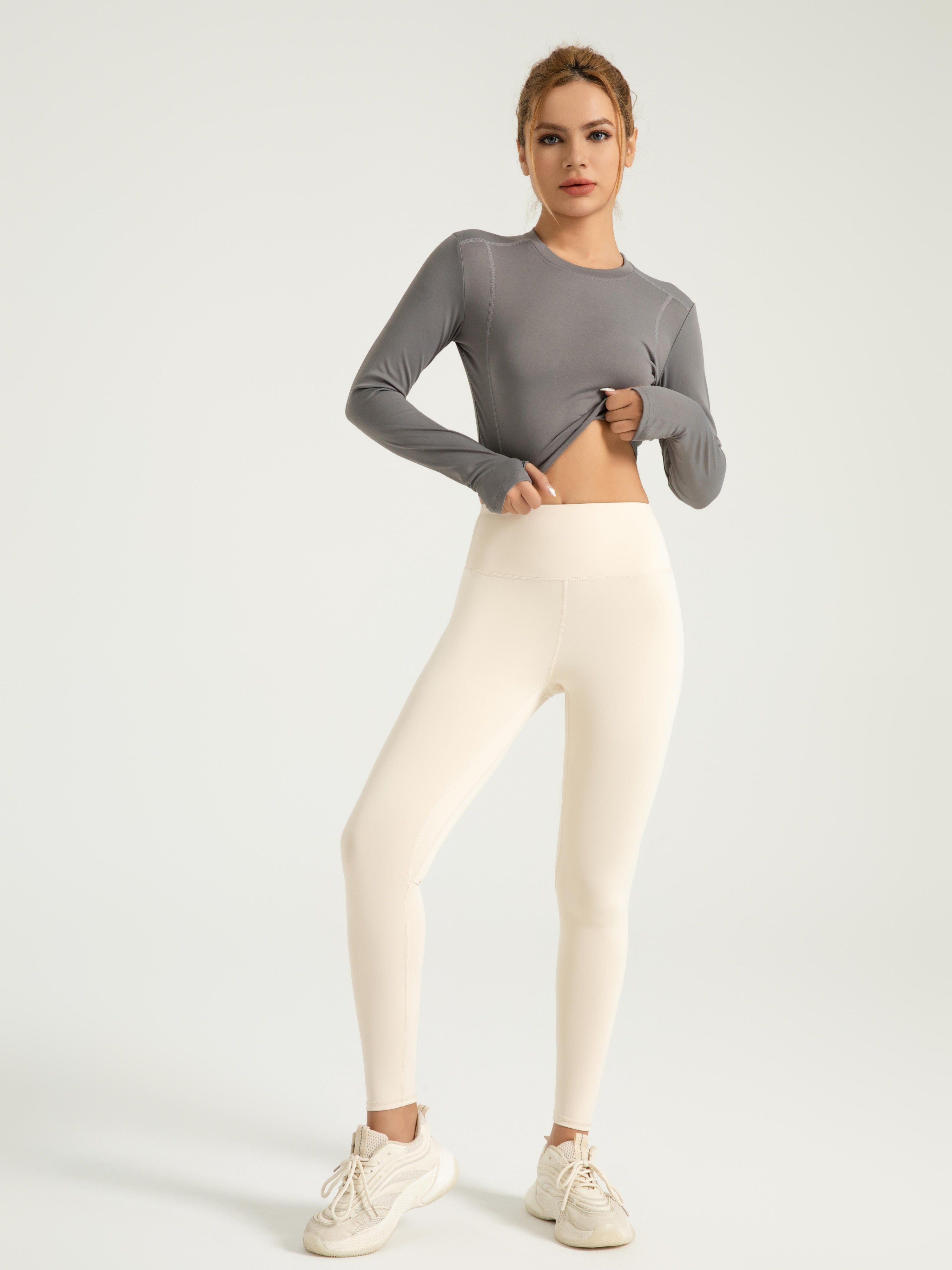 Eunfew Elastic Peach Lift Yoga Leggings EUNFEW