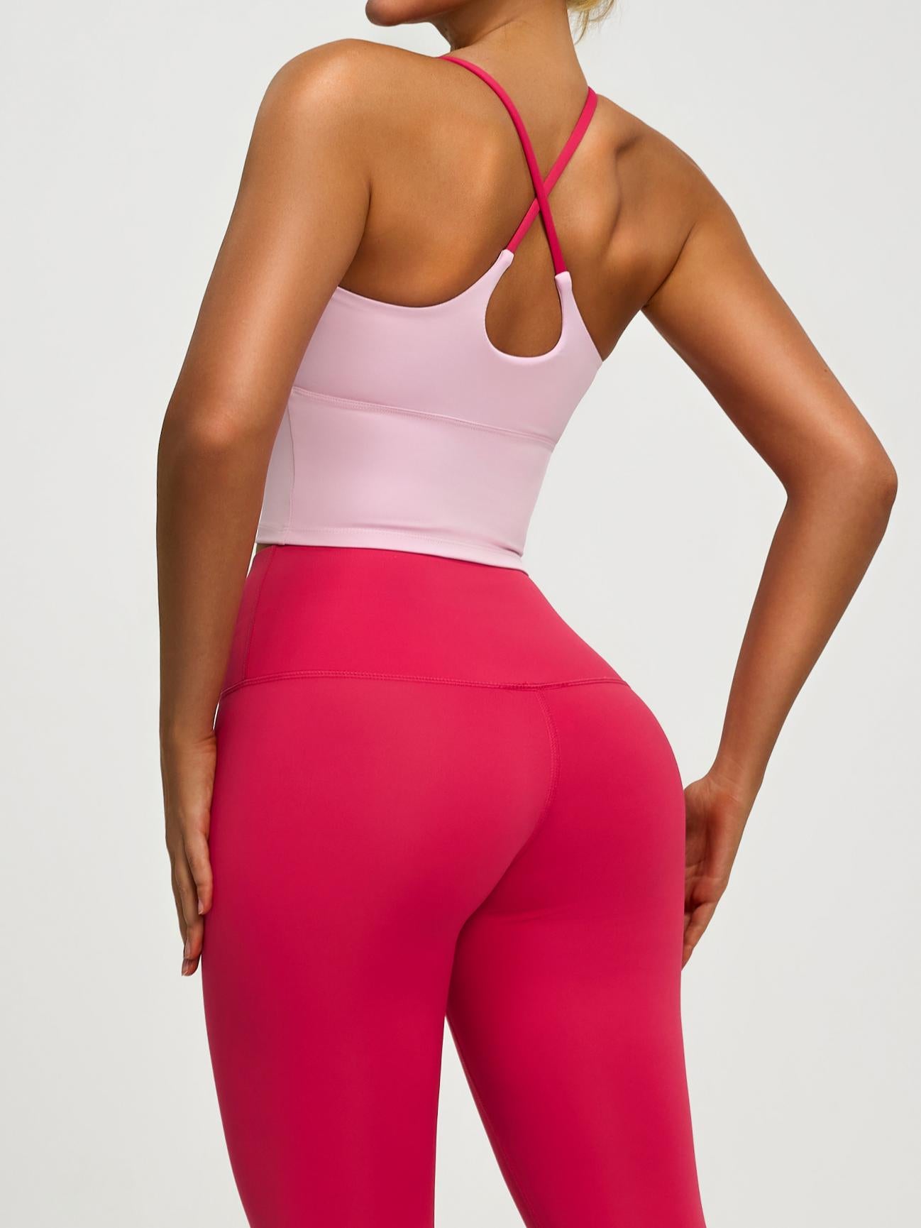 Eunfew Padded Naked-Feel Yoga Bra Tank Top EUNFEW