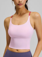 Eunfew Padded Naked-Feel Yoga Bra Tank Top EUNFEW