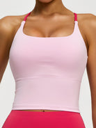 Eunfew Padded Naked-Feel Yoga Bra Tank Top EUNFEW