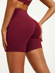 Eunfew Breathable High-Waist Yoga Shorts