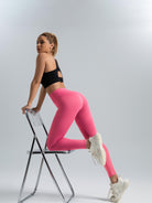 Eunfew Sensory-Free Elastic Peach Lift Yoga Pants EUNFEW