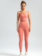 Eunfew Elastic Peach Lift Yoga Leggings EUNFEW