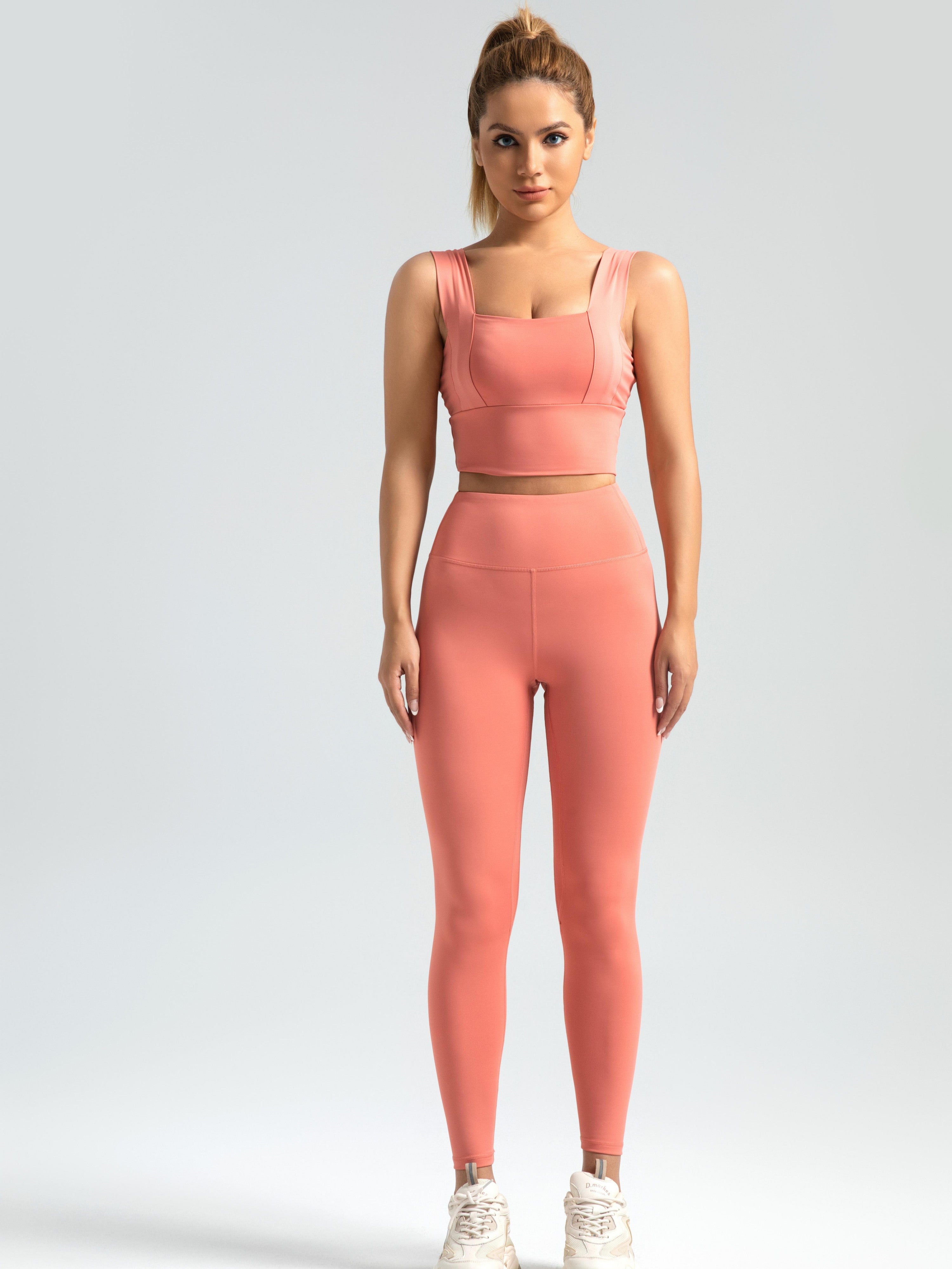 Eunfew Elastic Peach Lift Yoga Leggings EUNFEW