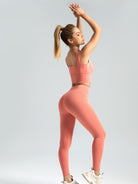 Eunfew Elastic Peach Lift Yoga Leggings EUNFEW
