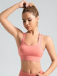 Eunfew High-Impact Adjustable Racerback Yoga Bra