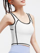 Eunfew U-Neck High-Stretch Curve Sports Bra