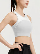 Eunfew Breathable Yoga Tank Top Fixed Cup Sports Bra EUNFEW
