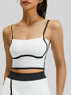 Eunfew Linear Contour Adjustable Yoga Sports Bra