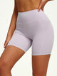 Eunfew Breathable High-Waist Yoga Shorts