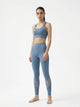 Eunfew Lake Mist Blue Yoga Set with Breathe-Through Mesh EUNFEW